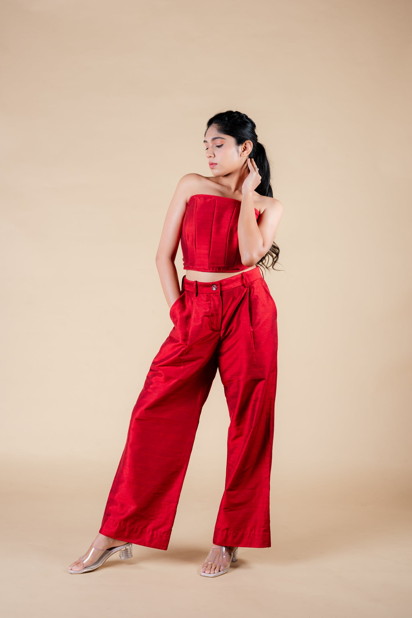 Scarlet Corset Pant Suit Set