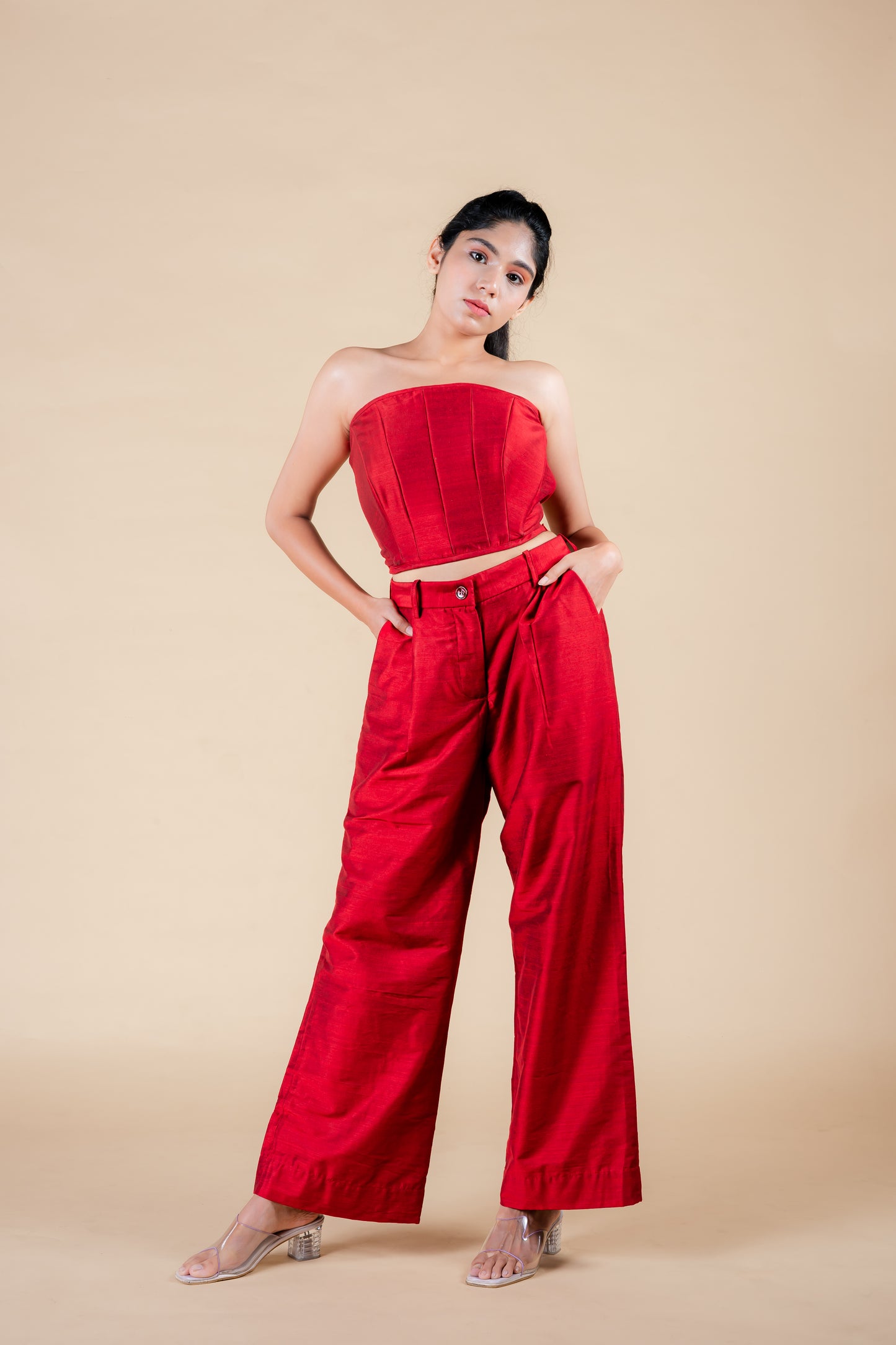 Scarlet Corset Pant Suit Set