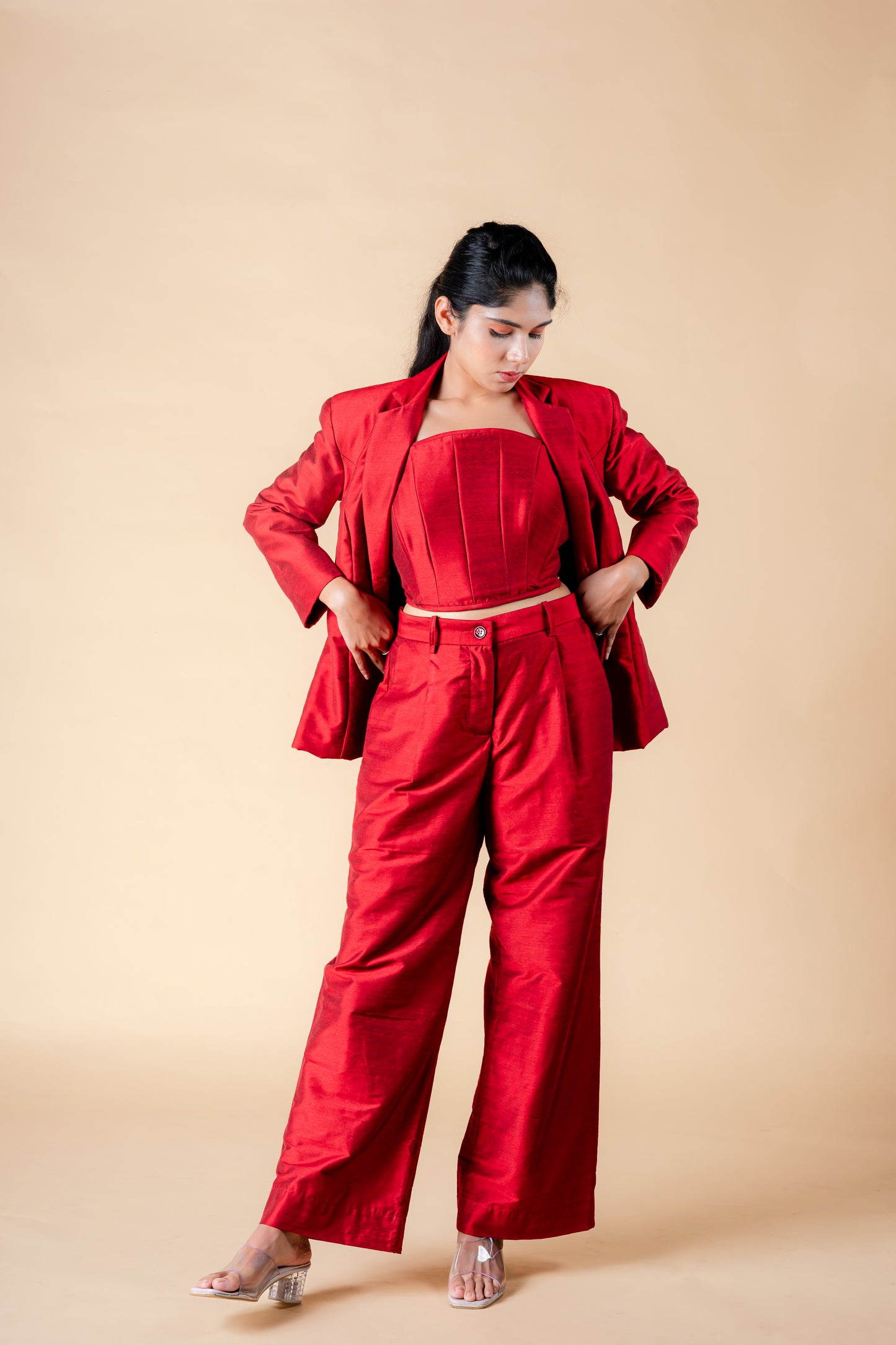 Scarlet Corset Pant Suit Set