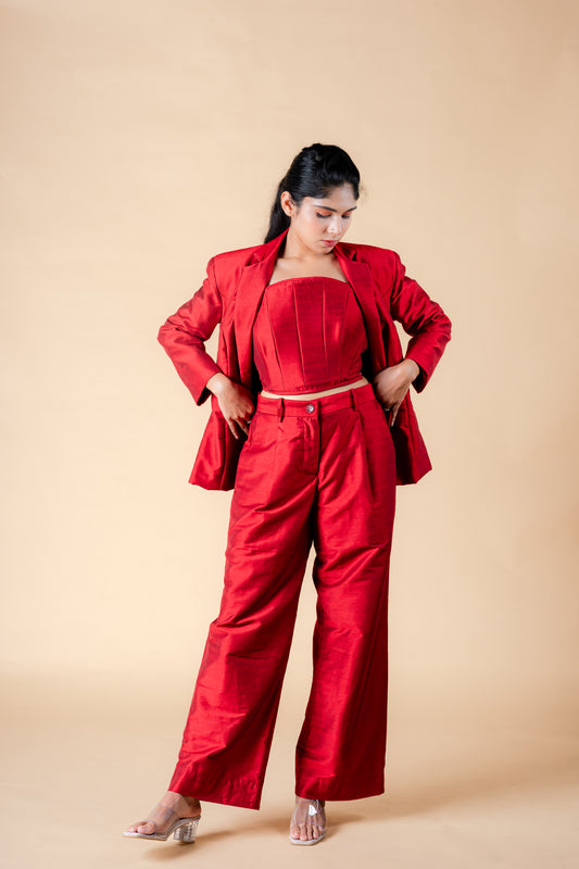 Scarlet Corset Pant Suit Set