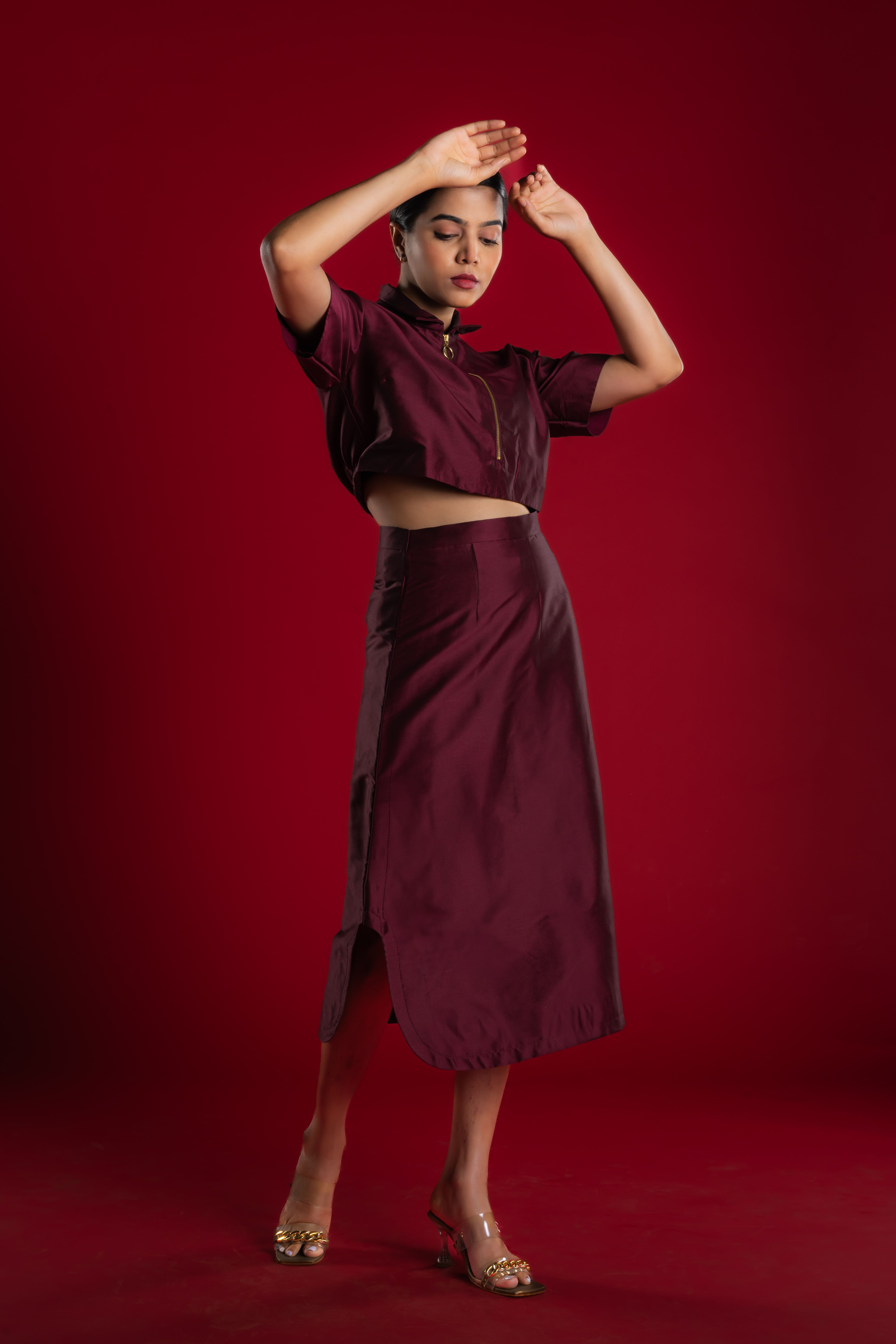 Skirt & Crop Top Co-Ord Set